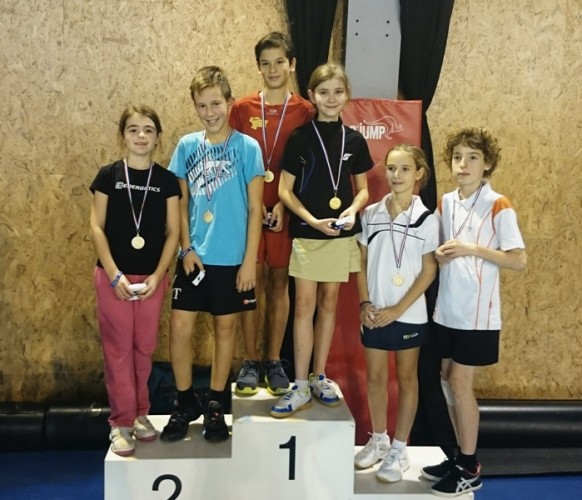 Antonin RICARD et Clara-Eugénie OUDIN Finaliste en DMx U13
