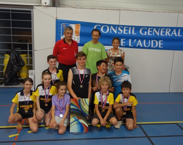 L'équipe gagnante de Trèbes au grand complet