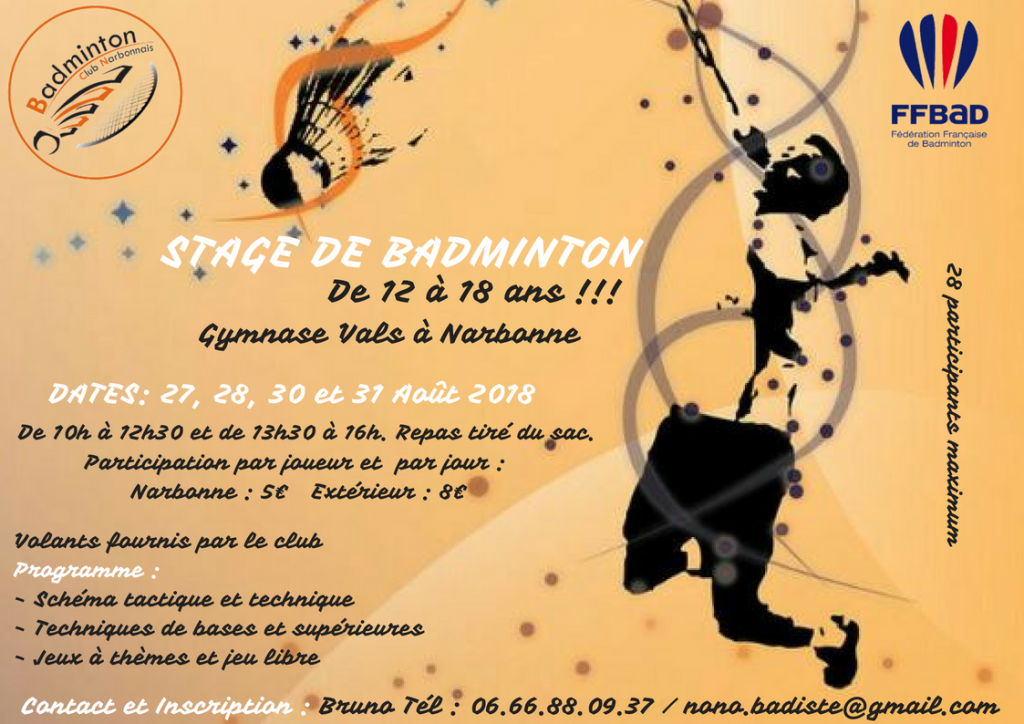 Stage Bad Aout 2018
